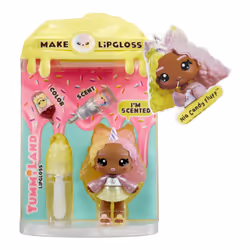 MGA Entertainment Yummiland Lip Gloss Doll Series 2- Cotton Candy (Nia Candy Fluff) - Vue supplémentaire 6