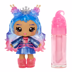 MGA Entertainment Yummiland Lip Gloss Doll Series 2- Rock Candy (Roxie Crystal Candy), Mini poupée, Femelle, 4 an(s), 100 mm, ...