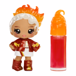 MGA Entertainment Yummiland Lip Gloss Doll Series 2- Cinnamon Spice (Amber Cinnamon), Mini poupée, Femelle, 4 an(s), 100 mm,  ...
