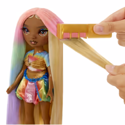 Rainbow High Hair Chalk & Style Doll- Meline (Gold) - Vue supplémentaire 4