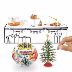 Miniverse Make It Mini Diner: Holiday Licensed WB Movie in PDQ, 8 an(s), Multicolore, Plastique
