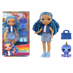 Rainbow High Littles Dolls- Sapphire (Blue), Poupée mannequin, Femelle, 4 an(s), Garçon/Fille, Multicolore
