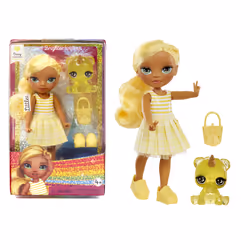 Rainbow High Littles Dolls- Daisy (Yellow), Poupée mannequin, Femelle, 4 an(s), Garçon/Fille, 13,9 mm, Multicolore