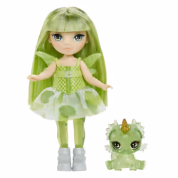 Rainbow High Littles Rainbow Fantasy Fairies Doll- Emerald (Green), Poupée mannequin, Femelle, 4 an(s), Garçon/Fille, 140 mm, ...