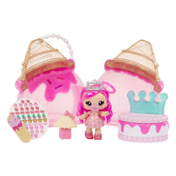 MGA Entertainment Yummiland Beauty Bag Playset + Lip Gloss Doll - Ice Cream Beauty Bag