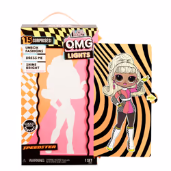 L.O.L. Surprise! OMG Doll Lights Series- Speedster, 6 an(s), Effets lumineux, Multicolore