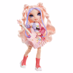 Rainbow High Jr High Rockband Fashion Dolls - Bella, Poupée mannequin, Femelle, 4 an(s), Garçon/Fille, Multicolore