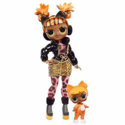 L.O.L. Surprise! OMG Winter Chill Missy Meow and Baby Cat, Poupée mannequin, Femelle, 4 an(s), Fille, Multicolore