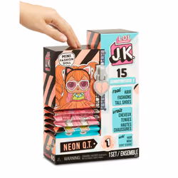 L.O.L. Surprise! J.K. Doll - Neon Q.T., Poupée, Femelle, 4 an(s), Fille, 88,9 mm, 390,909 g