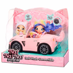 Na! Na! Na! Surprise Soft Plush Convertible, Voiture de poupée, 3 an(s)