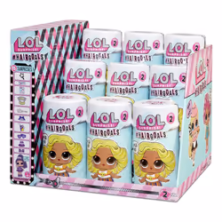 L.O.L. Surprise! Hairgoals 2.0 Asst in PDQ, Mini poupée, Femelle, 4 an(s), Fille, Multicolore
