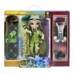 Rainbow High Winter Break Fashion Doll- Jade Hunter (Green), Poupée mannequin, Femelle, 6 an(s), Fille, Multicolore