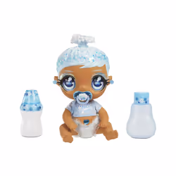 Glitter Babyz Doll- Light Blue, Poupée, Femelle, 3 an(s), Fille, Multicolore