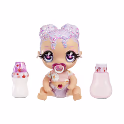Glitter Babyz Doll- Lavender, Poupée, Femelle, 3 an(s), Fille, Multicolore