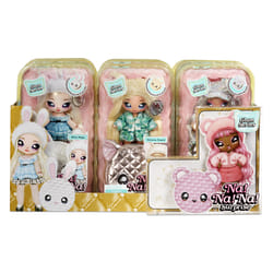 Na! Na! Na! Surprise 2-in-1 Pom Doll Glam Series 1 (Metallic) Asst in PDQ