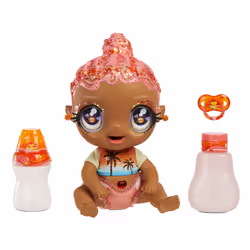 Glitter Babyz Doll- Coral Pink, Poupée, Femelle, 3 an(s), Fille, Multicolore