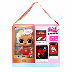 L.O.L. Surprise! Big Baby Doll- M.C. Swag, Grande poupée, Femelle, 4 an(s), Fille, 280 mm, Multicolore