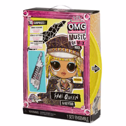 L.O.L. Surprise! OMG Remix Rock- Fame Queen and Keytar, Poupée mannequin, Femelle, 4 an(s), Fille, 241,3 mm, 113,636 g
