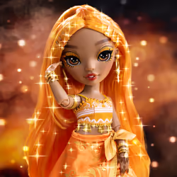 Rainbow High CORE Fashion Doll- Meena Fleur (Saffron) - Vue supplémentaire 6