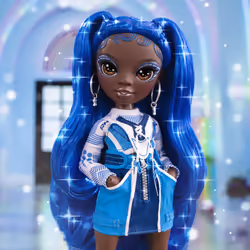 Rainbow High CORE Poupée mannequin Coco Vanderbalt (Cobalt) Série 4 - Vue supplémentaire 6