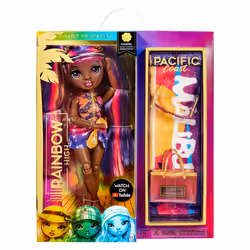 Rainbow High Pacific Coast Fashion Doll- Phaedra Westward (Sunset), Poupée mannequin, Femelle, 6 an(s), Fille, Multicolore