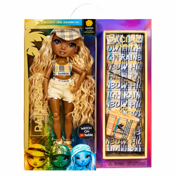 Rainbow High Pacific Coast Fashion Doll- Harper Dune (Sand), Poupée mannequin, Femelle, 6 an(s), Fille, Multicolore