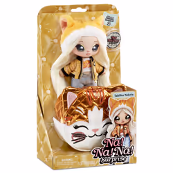 Na! Na! Na! Surprise 2-in-1 Fashion Doll and Purse Glam Series 2- Tabitha Nekota (Tabby Cat)
