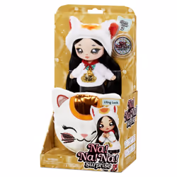 Na! Na! Na! Surprise 2-in-1 Fashion Doll and Purse Glam Series 2- Liling Luck (Lucky Cat), Poupée mannequin, Femelle, 5 an(s) ...