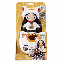 Na! Na! Na! Surprise 2-in-1 Fashion Doll and Purse Glam Series 2- Liling Luck (Lucky Cat)
