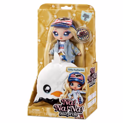 Na! Na! Na! Surprise Surprise 2-in-1 Fashion Doll and Purse Glam Series 2- Erika Featherton (Eagle), Poupée mannequin, Femell ...
