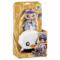 Na! Na! Na! Surprise Surprise 2-in-1 Fashion Doll and Purse Glam Series 2- Erika Featherton (Eagle)