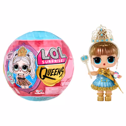 L.O.L. Surprise! Queens Doll Asst in PDQ, Mini poupée, Femelle, Fille, 82,5 mm, 27,273 g, Multicolore