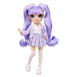 Rainbow High Junior High Fashion Doll - Violet Willow (Purple), Poupée mannequin, Femelle, 6 an(s), Fille, 230 mm, Violet