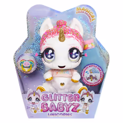 Glitter Babyz Unicorn Doll- White Rainbow (Lunita Sky), Poupée, Genre neutre, 3 an(s), Garçon/Fille, Multicolore