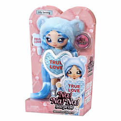 Na! Na! Na! Surprise Sweetest Hearts Doll- Lily Sarang (Blue), Poupée mannequin, Femelle, 5 an(s), Fille, 190 mm, Multicolore