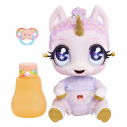 Glitter Babyz Unicorn Doll- Pink Rainbow (Jewels Daydreamer)