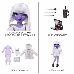 Rainbow High Shadow High S23 Fashion Doll- Dia Mante (Purple) - Vue supplémentaire 5