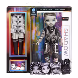 Rainbow High Shadow High Doll- Ash Silverstone, Poupée mannequin, Mâle, 6 an(s), Garçon/Fille, 280 mm, Multicolore