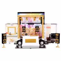 MGA Entertainment Rainbow Vision World Tour Bus &amp; Stage, Accessoires de poupée, 6 an(s), Effets lumineux