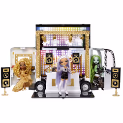 MGA Entertainment Rainbow Vision World Tour Bus & Stage Accessoires de poupée