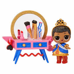 L.O.L. Surprise! Furniture Playset with Doll - Her Majesty + Beauty Booth