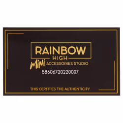 Rainbow High Accessories Studio Series 1, H Assortment in PDQ Sac de poupée - Vue supplémentaire 13