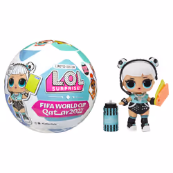 L.O.L. Surprise! X FIFA World Cup Qatar 2022 Asst in PDQ, Mini poupée, Femelle, 4 an(s), Garçon/Fille, Couleurs assorties