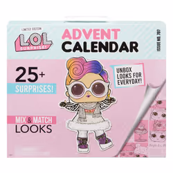 L.O.L. Surprise! Advent Calendar, Mini poupée, Femelle, 4 an(s), Garçon/Fille, 76 mm, Multicolore
