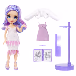 Rainbow High Fantastic Fashion Doll- Violet (purple), Poupée mannequin, Femelle, 4 an(s), Fille, 280 mm, Violet