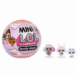 L.O.L. Surprise! Mini Family Asst S3, Mini poupée, Femelle, 4 an(s), Garçon/Fille, Couleurs assorties