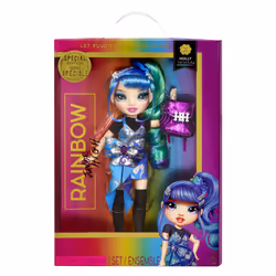 Rainbow High Junior High Edition Spéciale Poupée mannequin - Holly De'Vious (Bleu) - Vue supplémentaire 9
