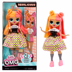 L.O.L. Surprise! L.O.L. Surprise OMG HoS S4 Neonlic., Poupée mannequin, Femelle, 4 an(s), Garçon/Fille, 250 mm, Multicolore