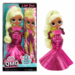 L.O.L. Surprise! L.O.L. Surprise OMG HoS S4 LadyDiva, Poupée mannequin, Femelle, 4 an(s), Garçon/Fille, 250 mm, Multicolore