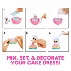 L.O.L. Surprise! Mix & Make Birthday Cake Tots Asst in PDQ